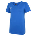Königsblau-Weiß - Front - Umbro - "Club Leisure" T-Shirt für Damen