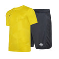 Kräftiges Gelb-Schwarz - Front - Umbro - "Maxium" Fußball-Kit für Kinder