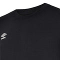 Schwarz-Weiß - Side - Umbro - "Club Leisure" T-Shirt für Kinder