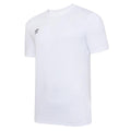 Weiß-Schwarz - Front - Umbro - "Club Leisure" T-Shirt für Kinder