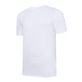 Weiß-Schwarz - Back - Umbro - "Club Leisure" T-Shirt für Kinder