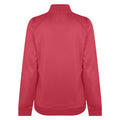 Weinrot - Back - Umbro - "Club Essential" Sweatshirt mit halbem Reißverschluss für Herren