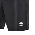 Schwarz - Side - Umbro - "Club Essential" Shorts für Kinder - Training