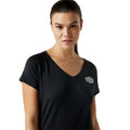 Schwarz - Lifestyle - Umbro - "PTF" T-Shirt Mesh-Einsatz für Damen - Sport