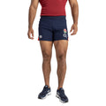 Marineblau-Flammen Rot - Side - Umbro - "23-24" Shorts für Herren - Training