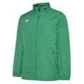 Smaragd - Front - Umbro - "Club Essential Bench" Jacke für Kinder