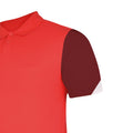 Zinnoberrot-Rad Rot -Schwarz - Side - Umbro - "Total" Poloshirt für Herren - Training