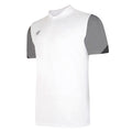 Weiß-Titanium-Grau-Schwarz - Front - Umbro - "Total" Poloshirt für Herren - Training