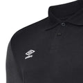 Schwarz-Weiß-Kohlen-Schwarz - Back - Umbro - "Total" Poloshirt für Herren - Training