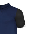 Marineblau-Dunkel-Marineblau-Weiß - Side - Umbro - "Total" Poloshirt für Herren - Training