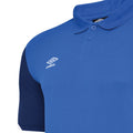 Königsblau-Dunkel-Marineblau-Weiß - Back - Umbro - "Total" Poloshirt für Herren - Training