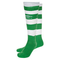 Smaragdgrün-Weiß - Front - Umbro - "Hoop" Socken für Herren