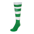 Smaragd-Weiß - Front - Umbro - "Hoop" Socken für Kinder