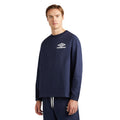 Dunkel-Marineblau - Side - Umbro - Drill Sweatshirt für Herren