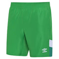 Smaragd-Lush Meadows- Brillantes Weiß - Front - Umbro - Shorts für Kinder - Training