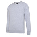 Grau meliert-Weiß - Front - Umbro - "Club Leisure" Sweatshirt für Damen