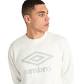 Ecru-Grau - Side - Umbro - "Core" Sweatshirt für Herren