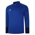Königsblau-Dunkel-Marineblau-Weiß - Front - Umbro - "Total Training" Trainingsjacke mit kurzem Reißverschluss für Kinder