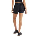 Schwarz - Back - Umbro - "Pro Training Hybrid" Shorts für Damen