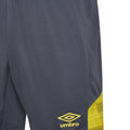 Kohlen-Schwarz-Kräftiges Gelb - Side - Umbro - "Vier" Shorts für Kinder