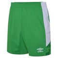 Smaragd-Weiß - Front - Umbro - "Vier" Shorts für Kinder