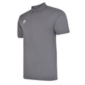 Kohlen-Schwarz-Weiß - Front - Umbro - "Essential" Poloshirt für Jungen