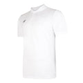 Weiß-Schwarz - Front - Umbro - "Essential" Poloshirt für Jungen