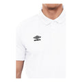 Weiß-Schwarz - Side - Umbro - "Essential" Poloshirt für Jungen