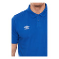 Königsblau-Weiß - Side - Umbro - "Essential" Poloshirt für Jungen
