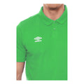 Smaragd-Weiß - Side - Umbro - "Essential" Poloshirt für Jungen