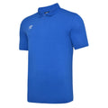 Königsblau-Weiß - Front - Umbro - "Essential" Poloshirt für Jungen