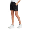 Schwarz-Weiß - Lifestyle - Umbro - "Club Leisure" Shorts für Damen