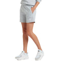 Grau meliert-Weiß - Side - Umbro - "Club Leisure" Shorts für Damen