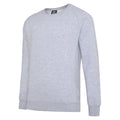 Grau meliert-Weiß - Front - Umbro - "Club Leisure" Sweatshirt für Kinder