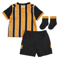 Schwarz-Orange - Back - Hull City AFC - "22-23" Fußball-Kit für Baby
