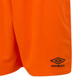 Leuchtend Orange - Side - Umbro - "Club II" Shorts für Herren