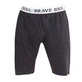 Grau - Front - Brave Soul - Lounge-Shorts für Herren