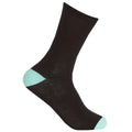 Schwarz-Pastell - Back - Cottonique - Socken für Damen (5er-Pack)