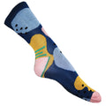 Blau-Gelb - Back - Pandastick - Socken für Damen (3er-Pack)