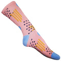 Blau-Gelb - Lifestyle - Pandastick - Socken für Damen (3er-Pack)