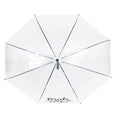 Transparent - Side - X-brella - Faltbarer Regenschirm Kuppel für Damen