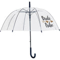 Transparent - Front - X-brella - Faltbarer Regenschirm Kuppel für Damen