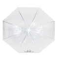 Transparent-Weiß - Side - X-brella - Faltbarer Regenschirm Kuppel  Frisch verheiratet
