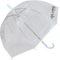 Transparent-Weiß - Back - X-brella - Faltbarer Regenschirm Kuppel