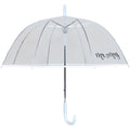Transparent-Weiß - Front - X-brella - Faltbarer Regenschirm Kuppel