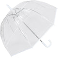 Transparent-Weiß - Back - X-brella - Faltbarer Regenschirm Kuppel