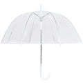 Transparent-Weiß - Front - X-brella - Faltbarer Regenschirm Kuppel