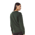Tiefgrün - Back - Brave Soul - Pullover für Damen - weihnachtliches Design
