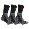 Schwarz - Front - Simply Essentials - Socken für Männer Strapazierfähig (3-er Pack)