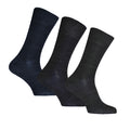 Blautöne - Front - Simply Essentials - Socken für Herren Superweich Bambusfaser (3-er Pack)